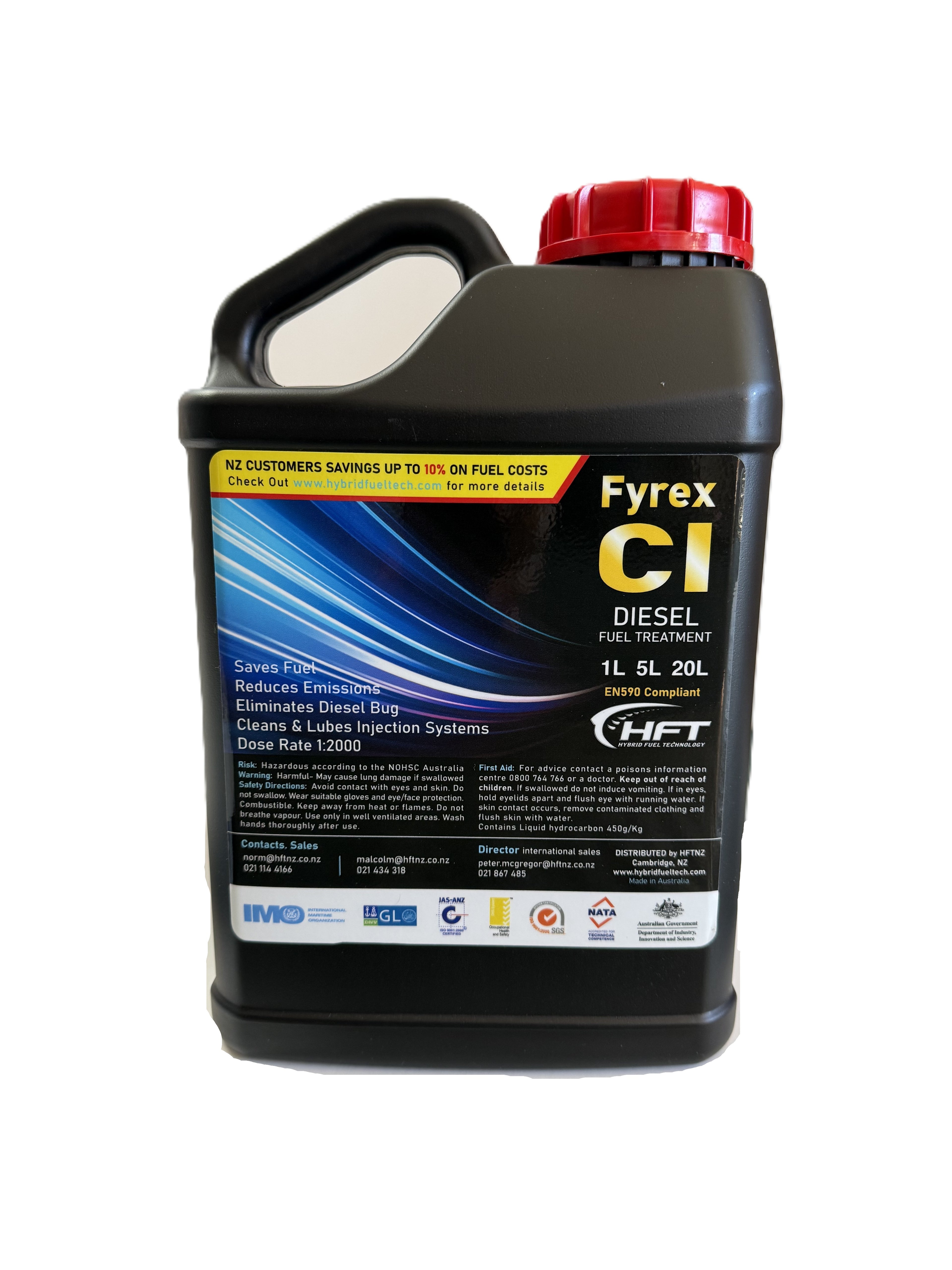 Fyrex CI Diesel Treatment – Diesel Bug Treatment 5Ltr